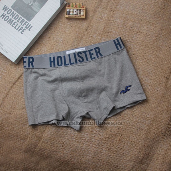 Boxer Hollister Hombre Gris 